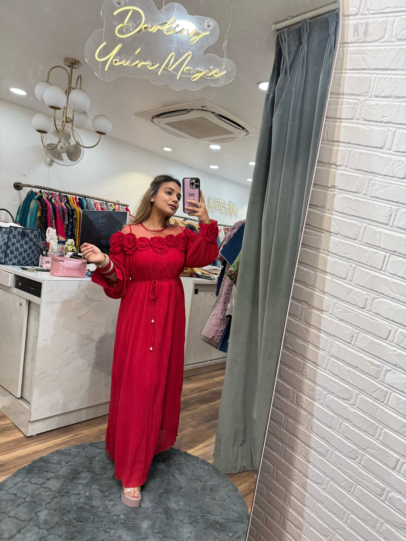 “Faith” - Long Pleated Dress