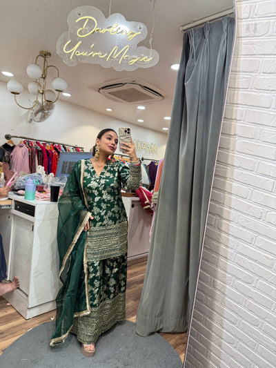 “Samara” - Banarasi Three Piece set