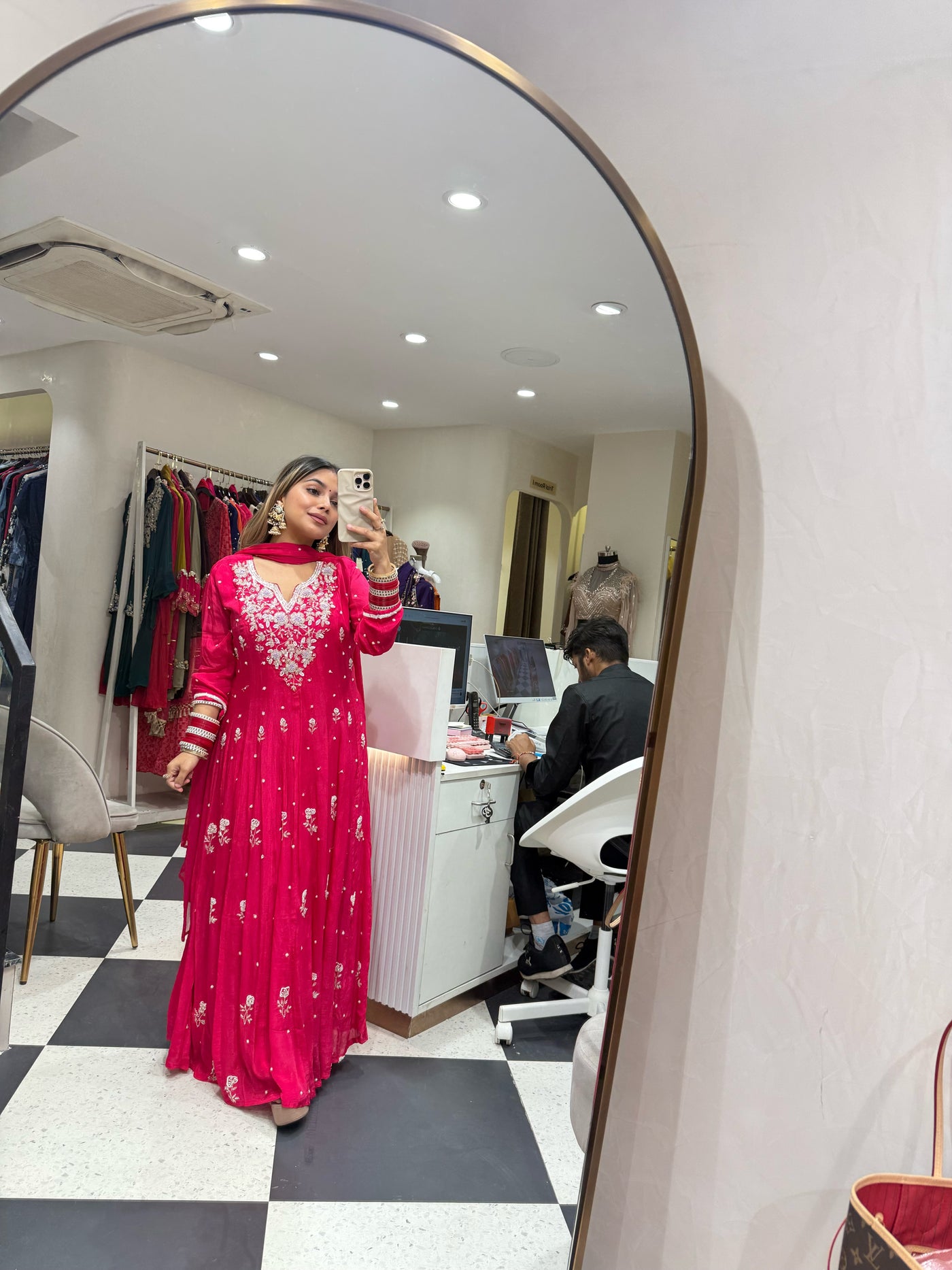 “Liha” - Three Piece Anarkali Set