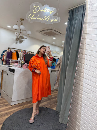 “Flower” - Shirt Dress