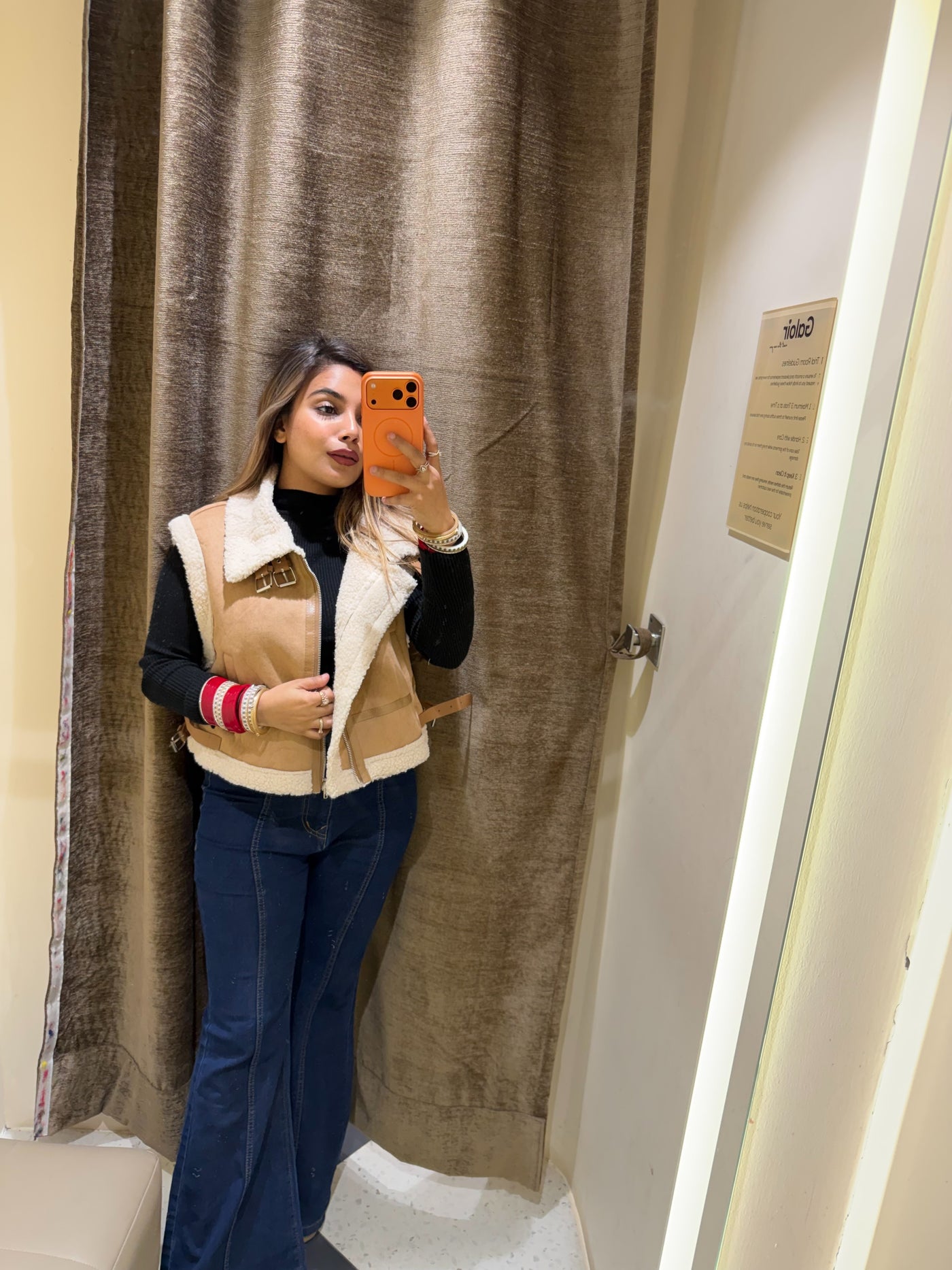 “Mabel” - Suede Fur Jacket