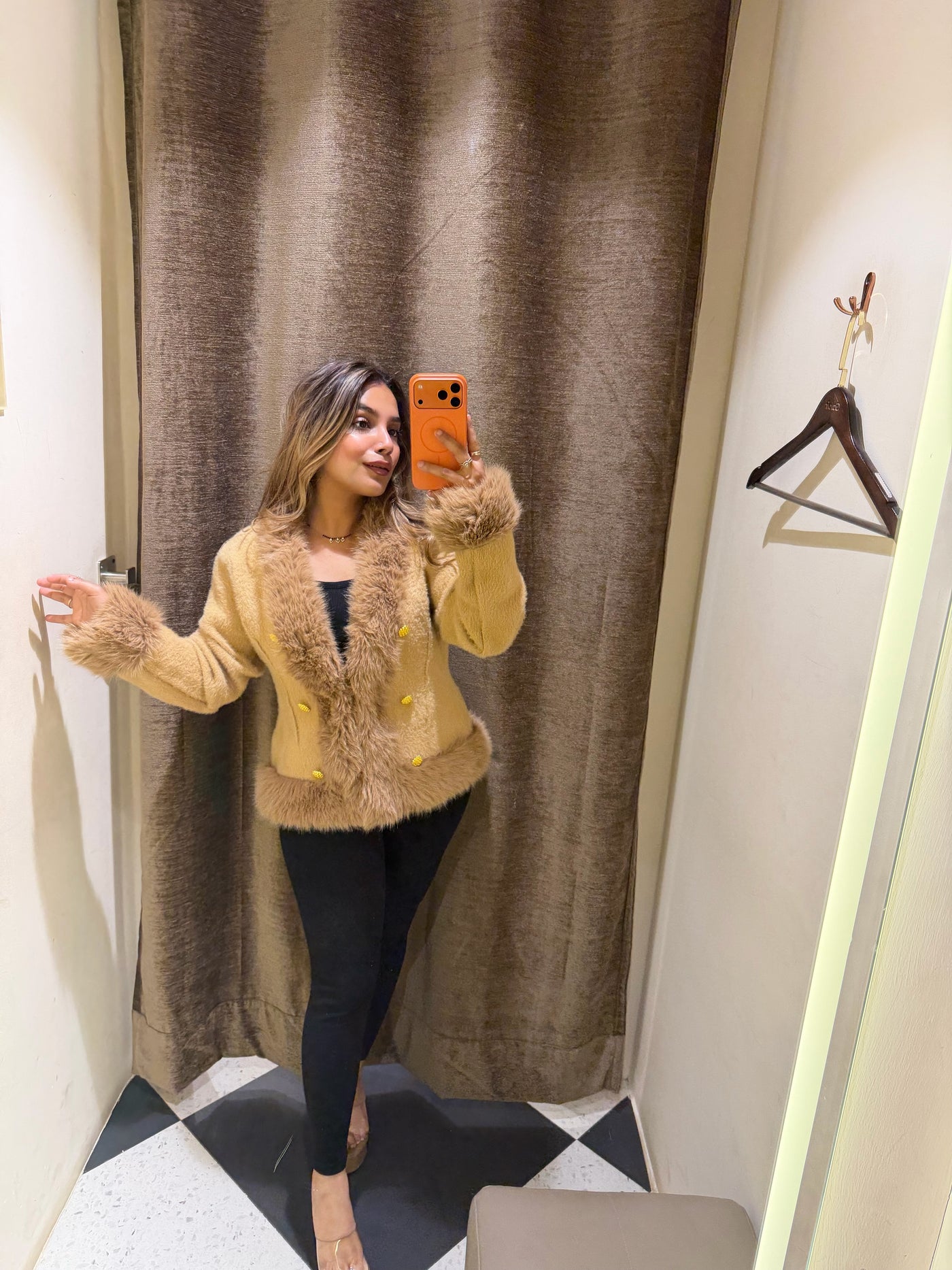 “Semi” - Woollen Fur Cardigan