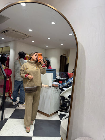 “Nuhara” - Woollen Two Piece set