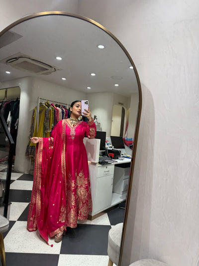 “Kiripa” - Banarasi Anarkali Set