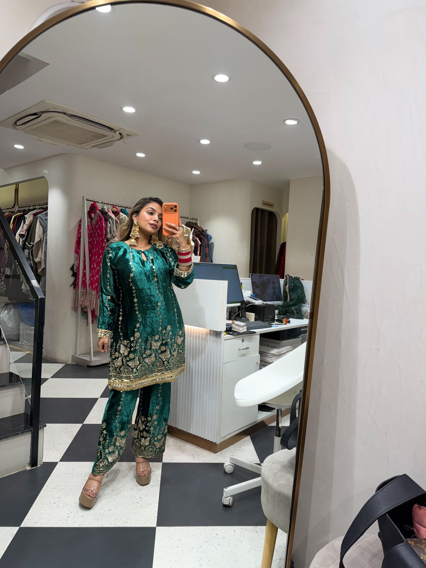 “Shubila” - Velvet Two Piece set