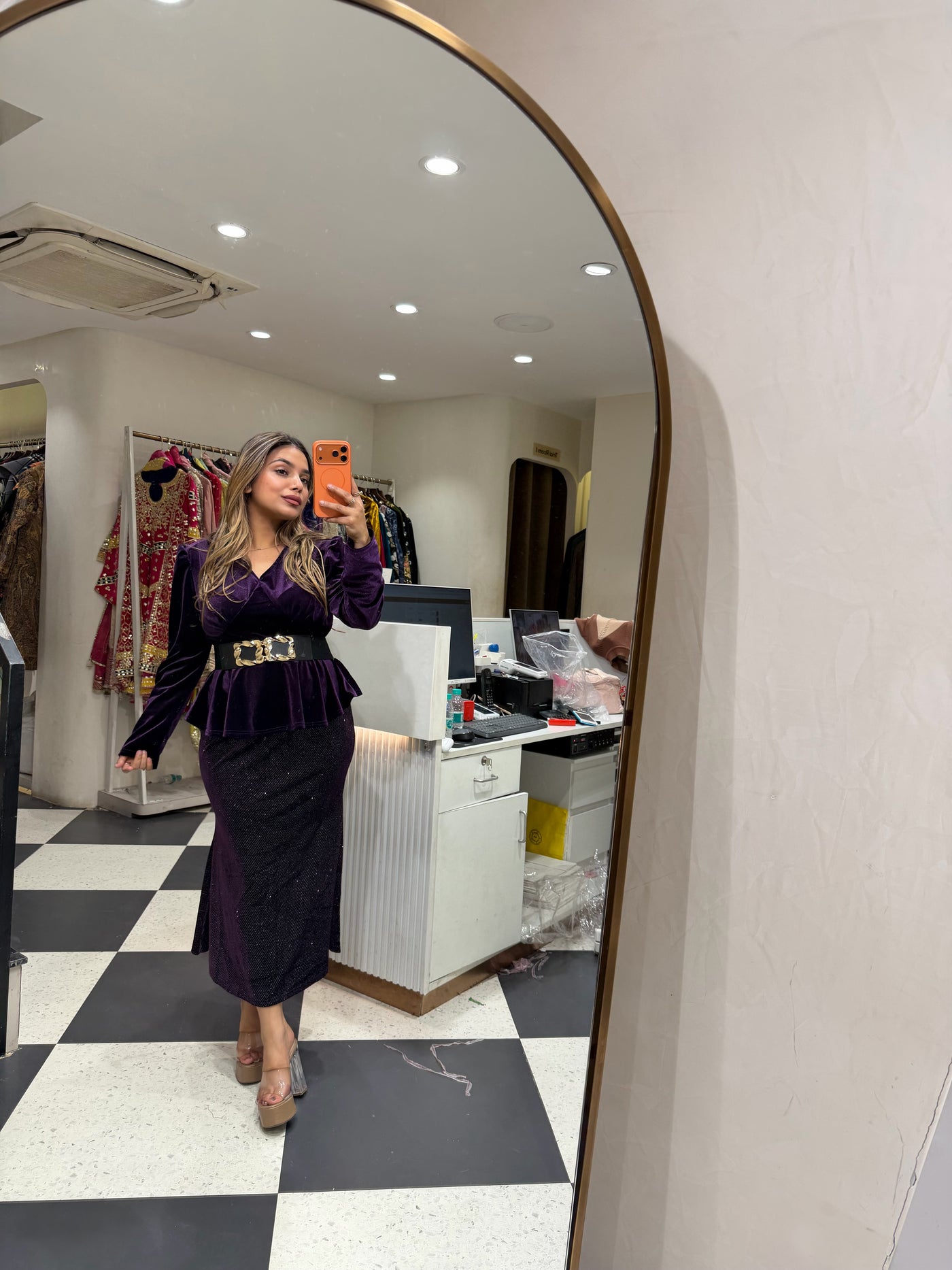 “Bessa” - Velvet Three Piece set