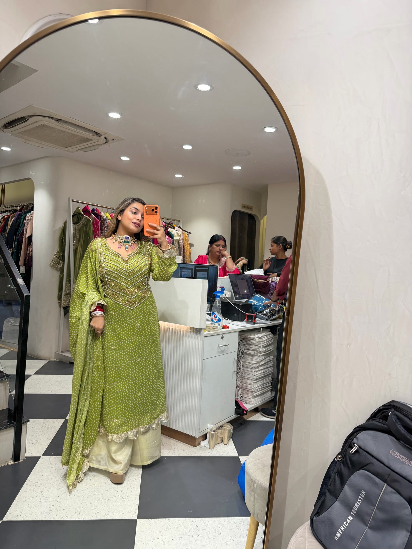 “Mabisha” - Bandhni Three Piece set