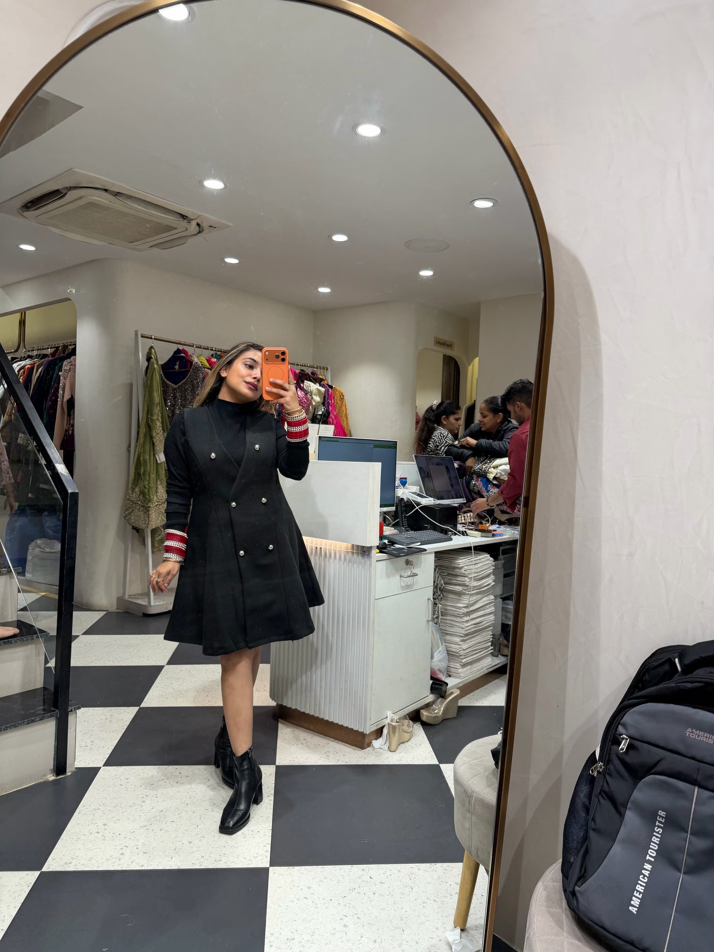 “Fena” - Two Piece Woollen Dress