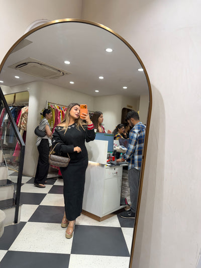 “Jimmi” - Woollen Two Piece Skirt set