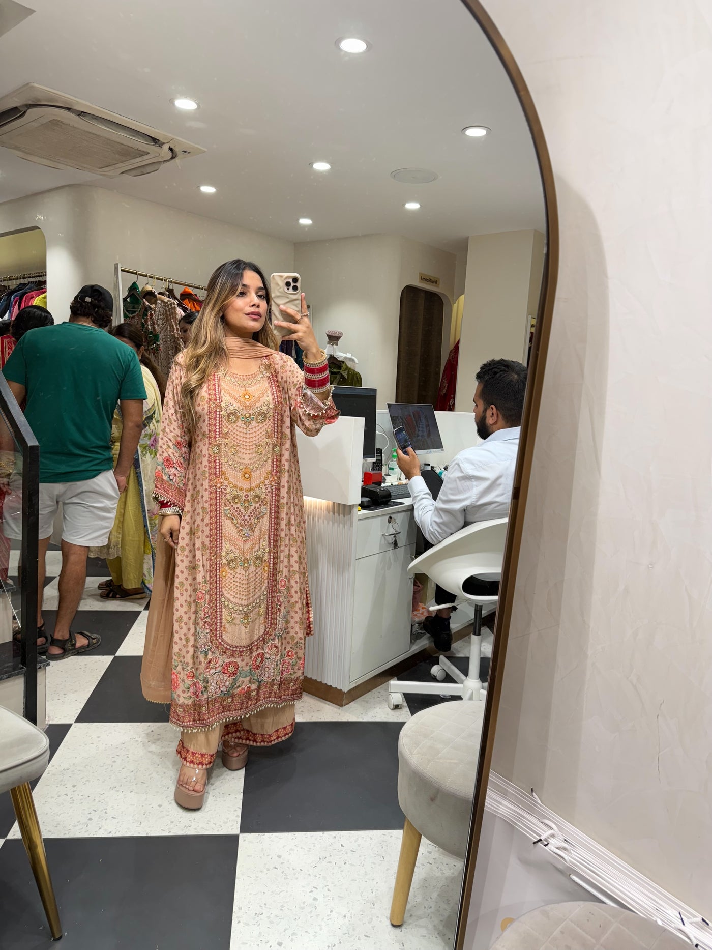 “Sahiba” - Crepe Three Piece set