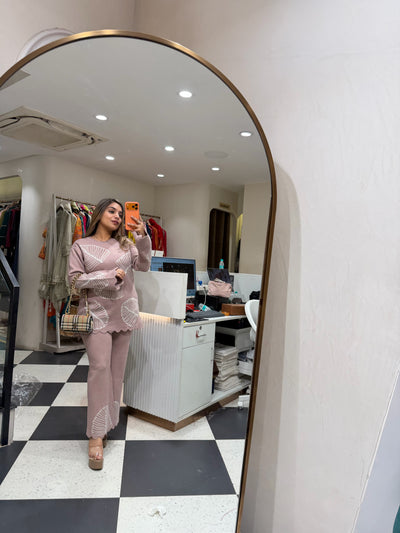 “Leaf ” - Woollen Two  Piece set