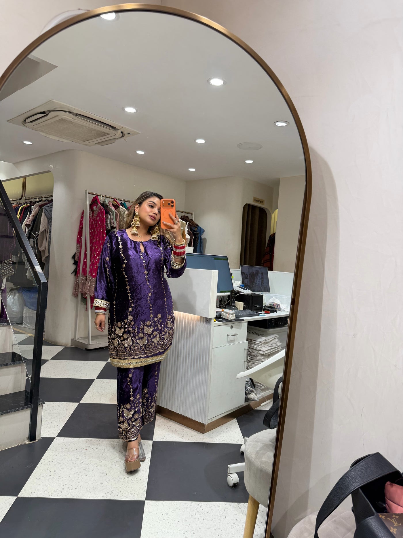 “Shubila” - Velvet Two Piece set