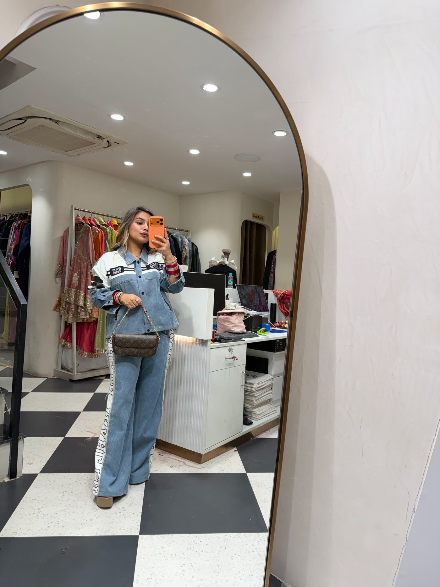 “Rooh” - Denim Two Piece set