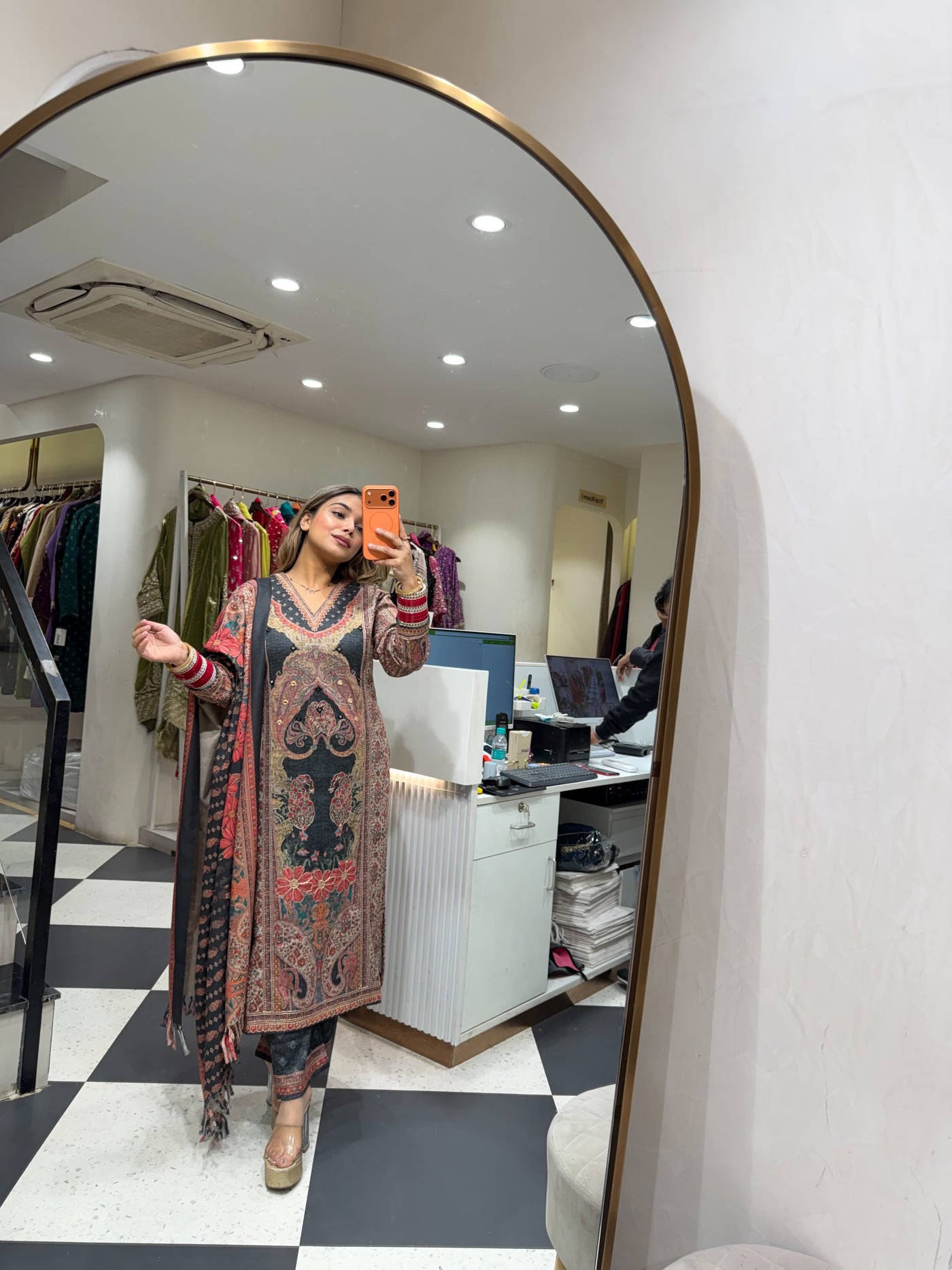 “Dihiva” - Woollen Three Piece set