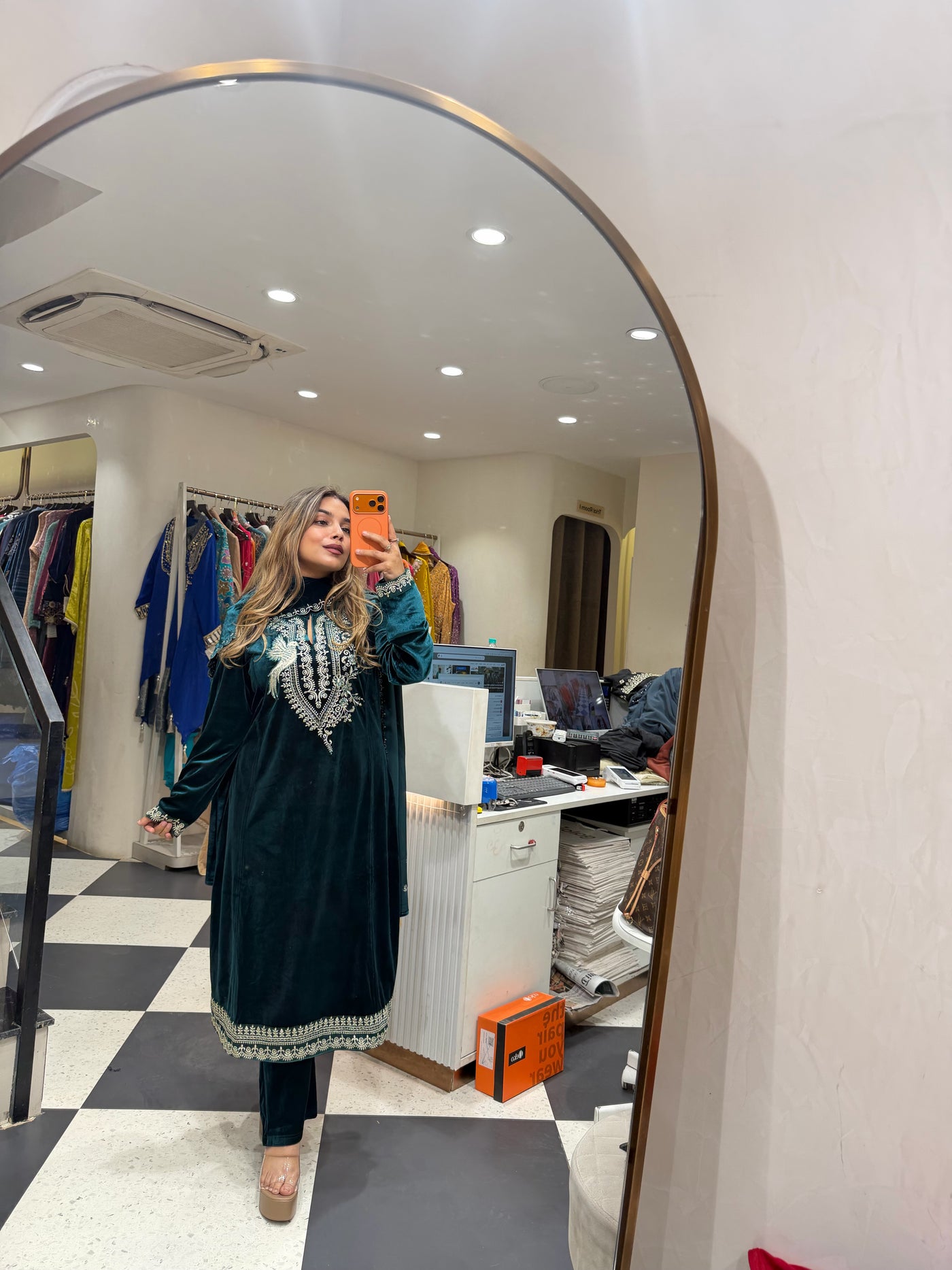 “Mimi” - Velvet Three Piece set