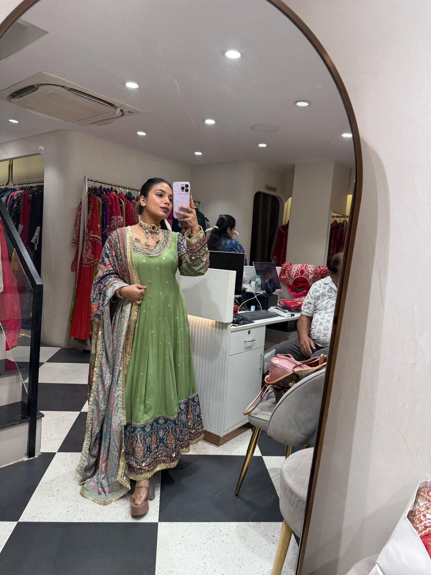 “Tahira” - Three Piece Anarkali set