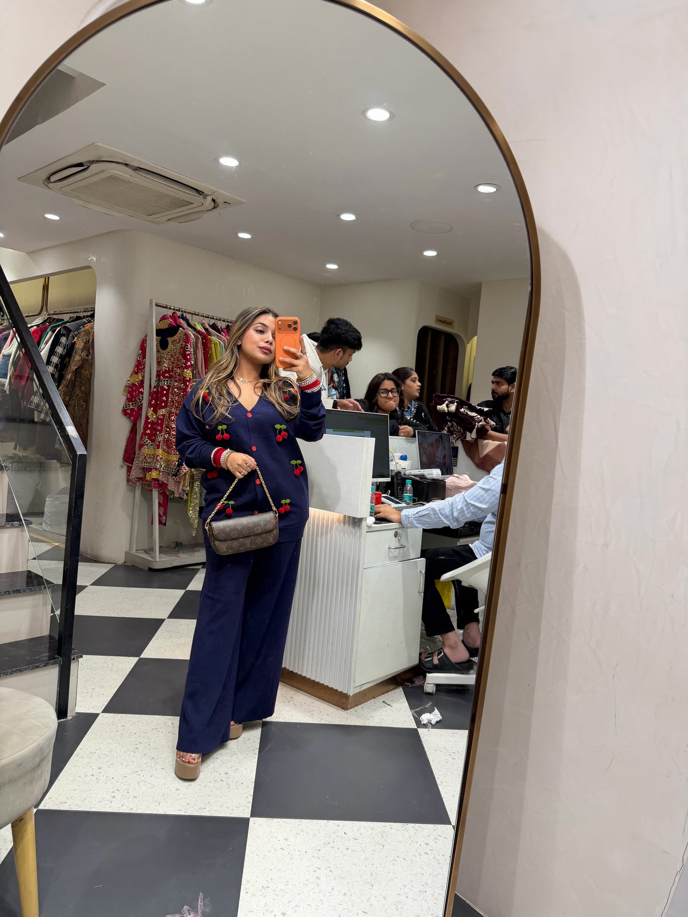 “Cherry ” - Woollen Two Piece set