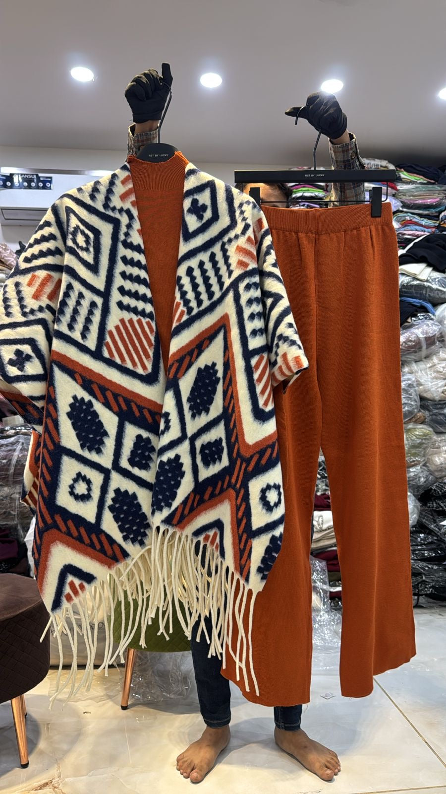 “Orahi” - Woollen Three Piece set