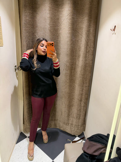 “Aishi” - Faux Leather Fur Jeggings