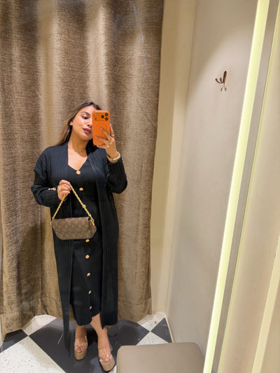 “Isha” - Woollen Two Piece Dress