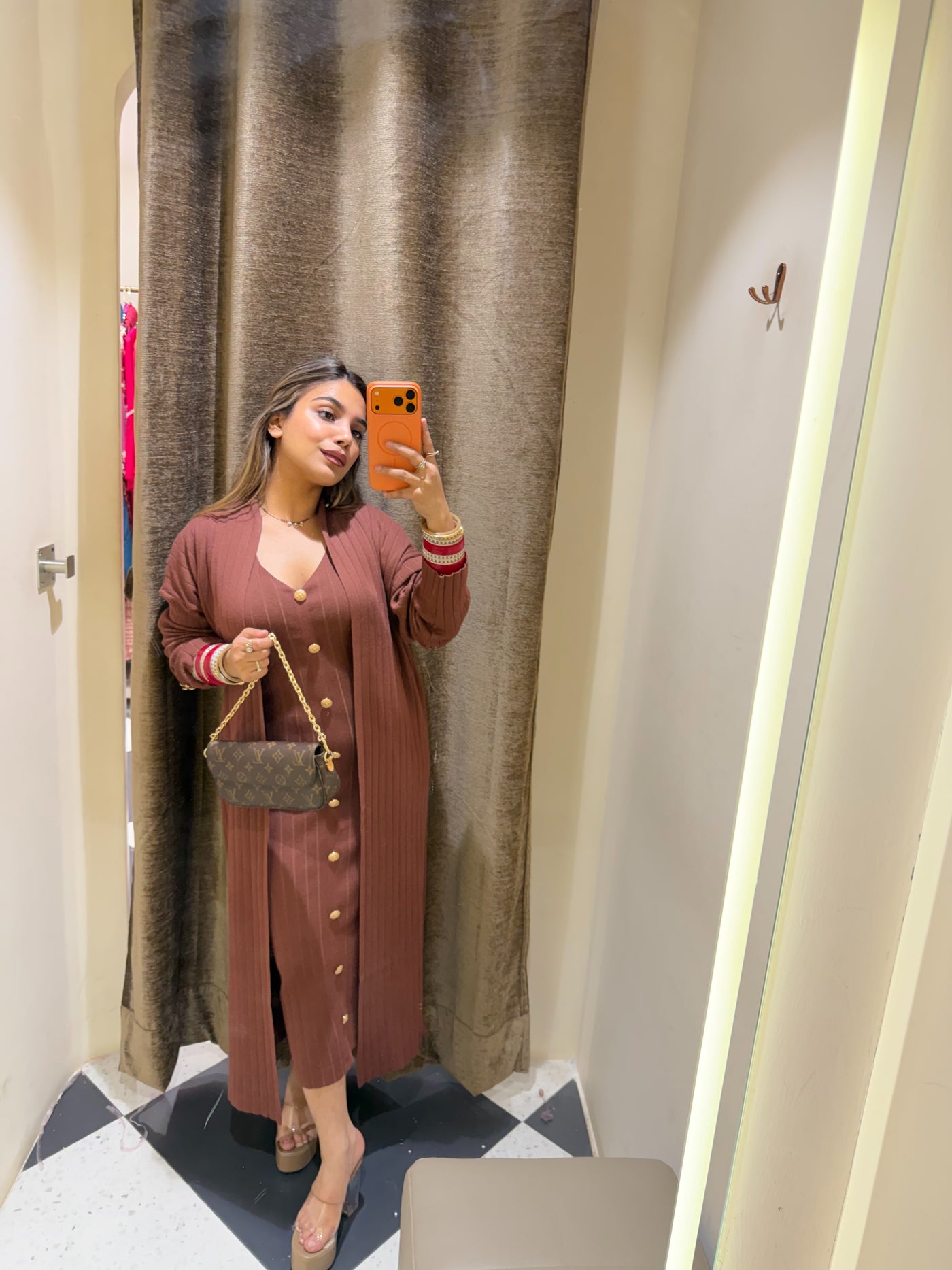 “Isha” - Woollen Two Piece Dress