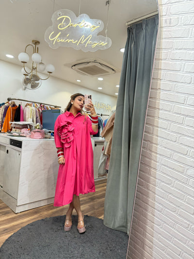 “Flower” - Shirt Dress