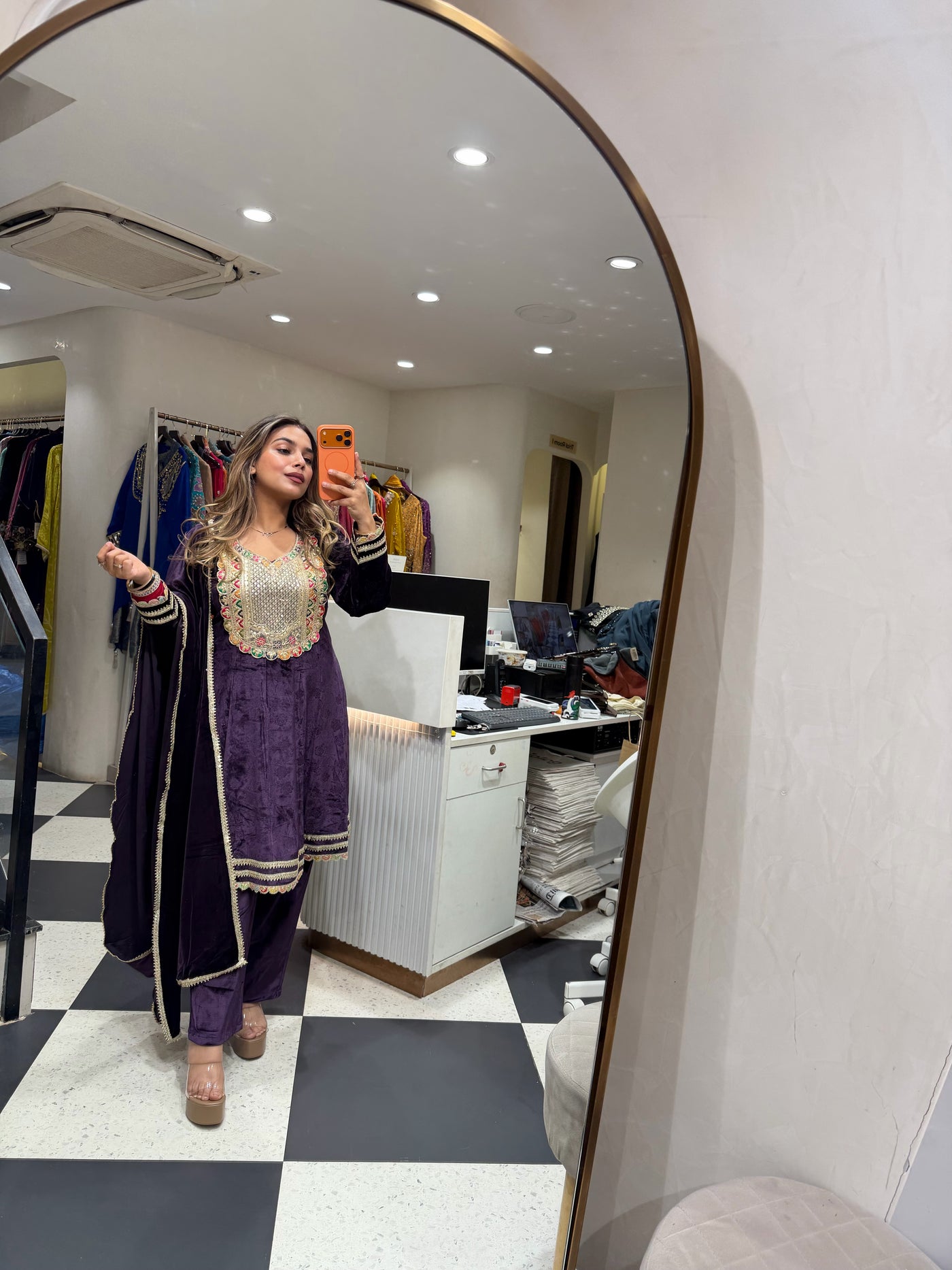 “Sumima” - Velvet Three Piece set