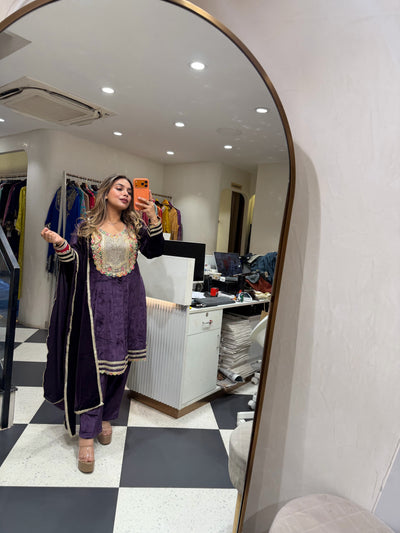 “Sumima” - Velvet Three Piece set