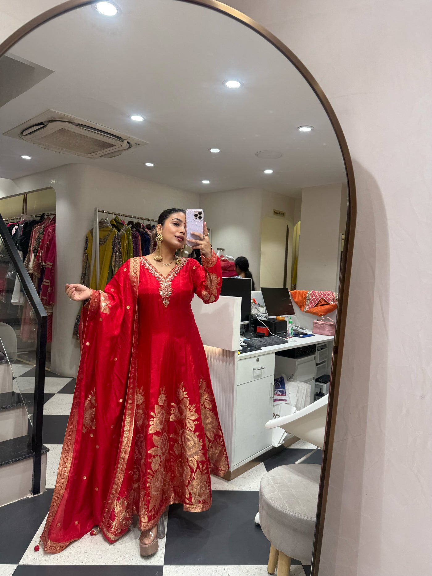 “Kiripa” - Banarasi Anarkali Set