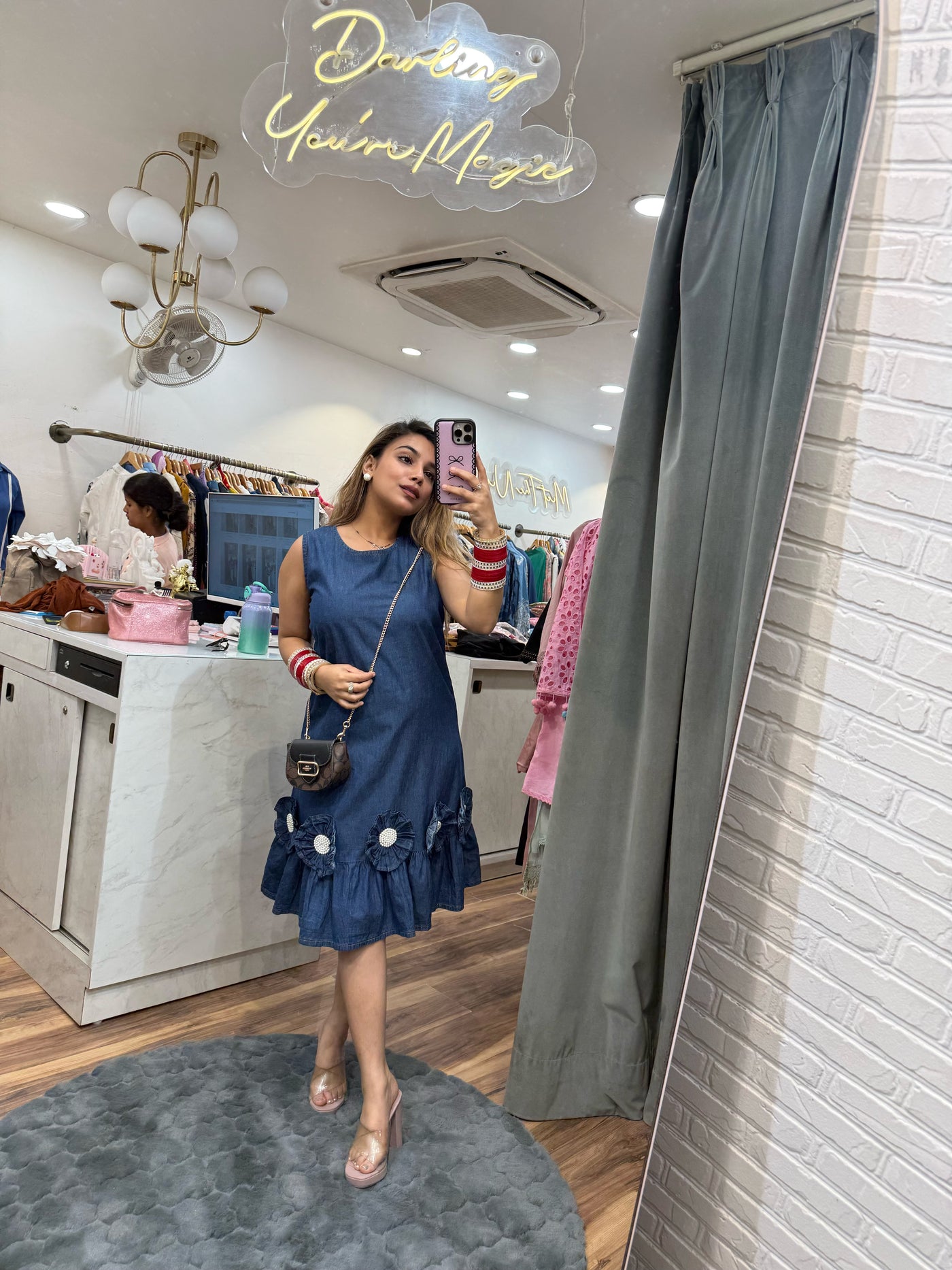 “Len” - Soft Denim Dress