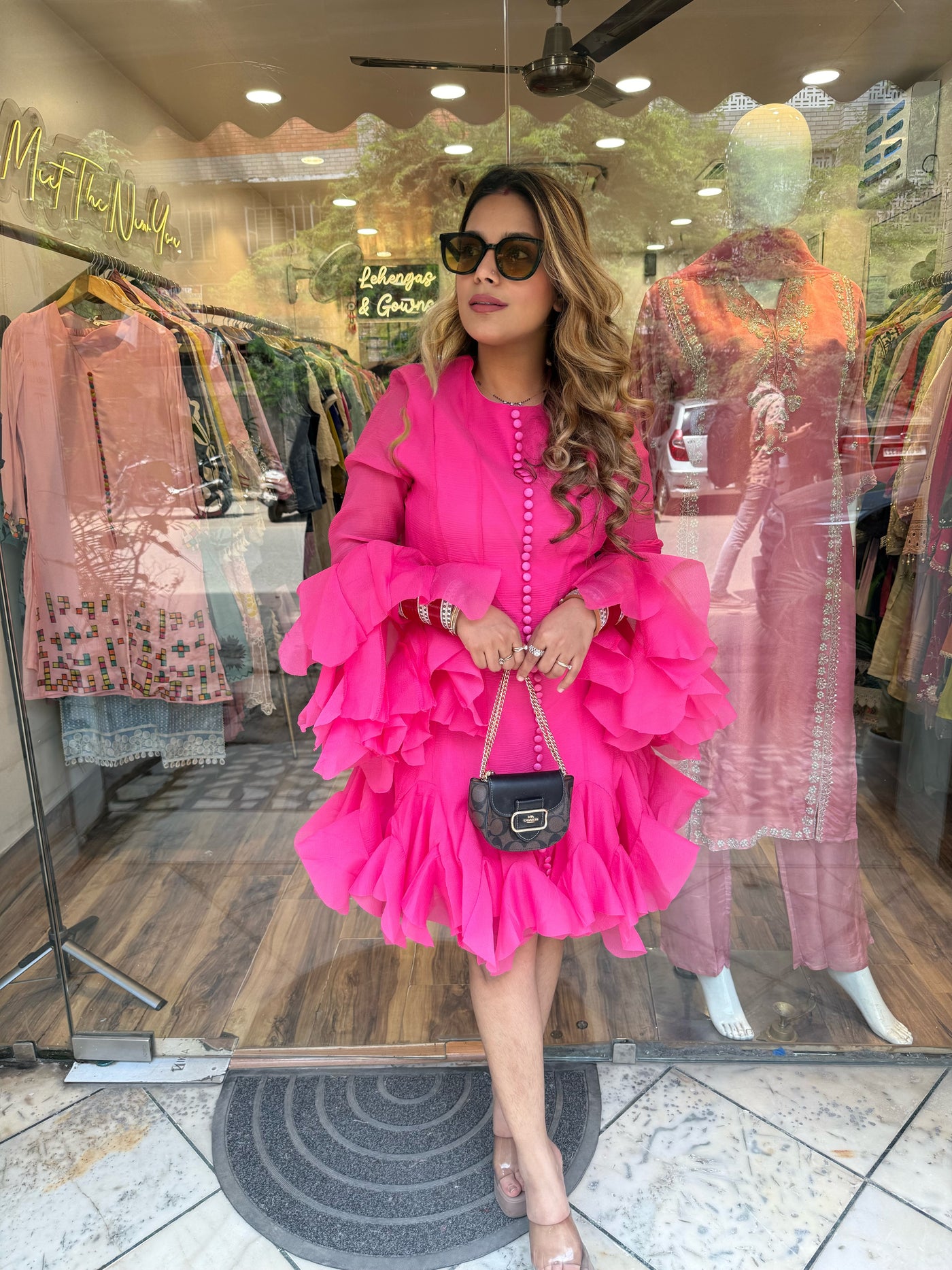 “Romey” -  Ruffled Dress
