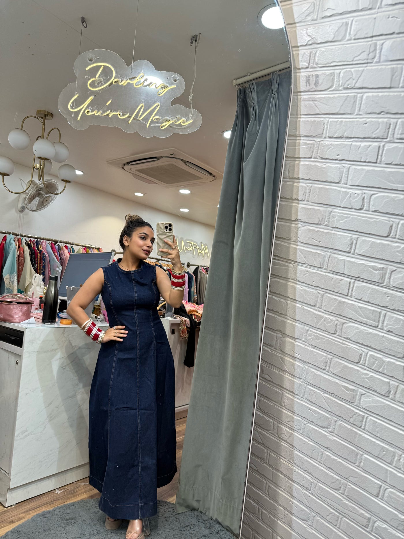 “Belora” - Stretchable Denim dress