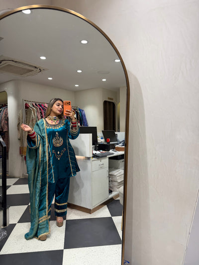 “Rabta” - Velvet Three Piece set