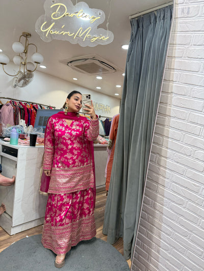 “Samara” - Banarasi Three Piece set