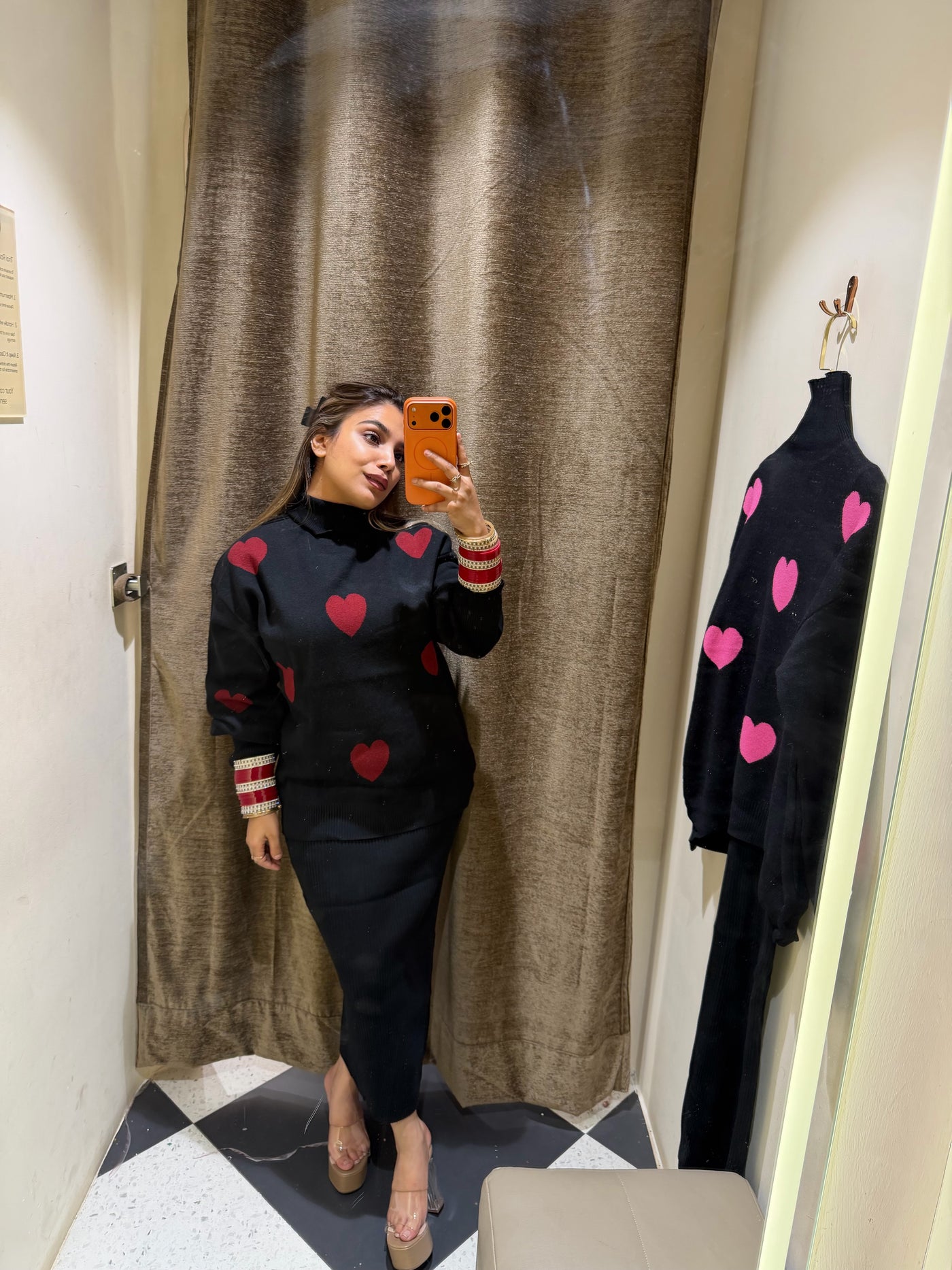 “Elana ” - Knitted  Two piece Dress