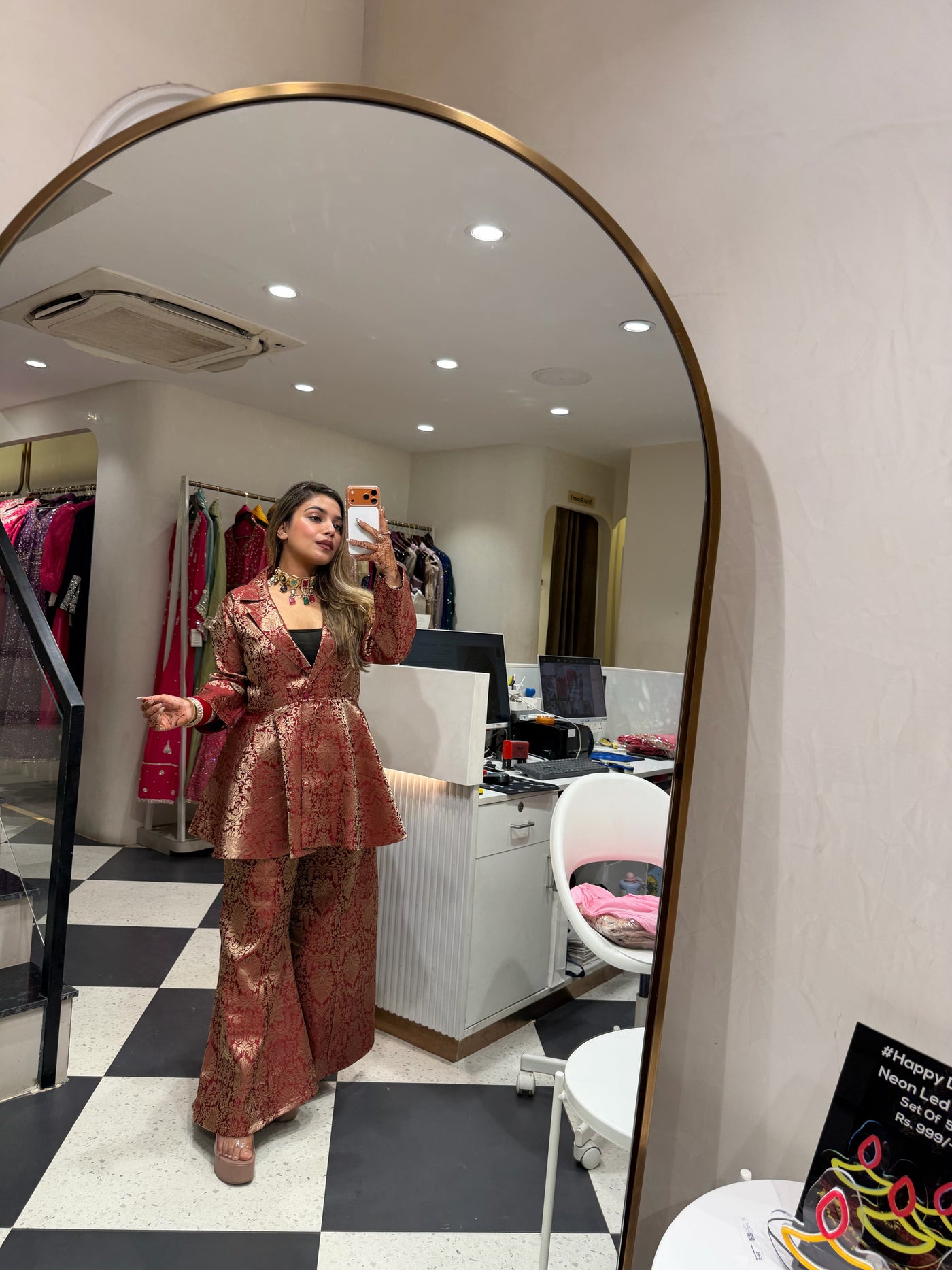 “Hansa” - Banarasi Two Piece set