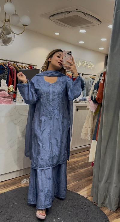 “Minsha” - Lucknawi Three piece set