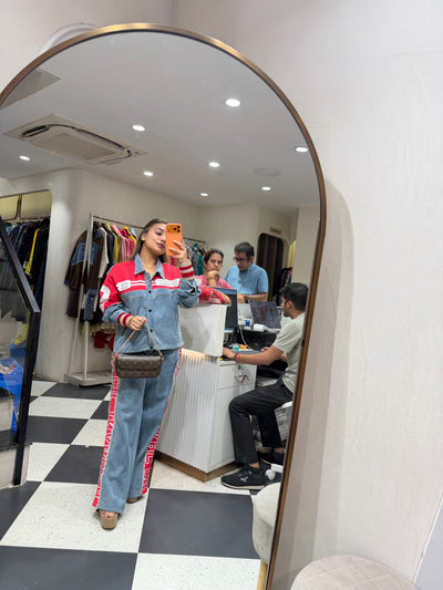 “Rooh” - Denim Two Piece set