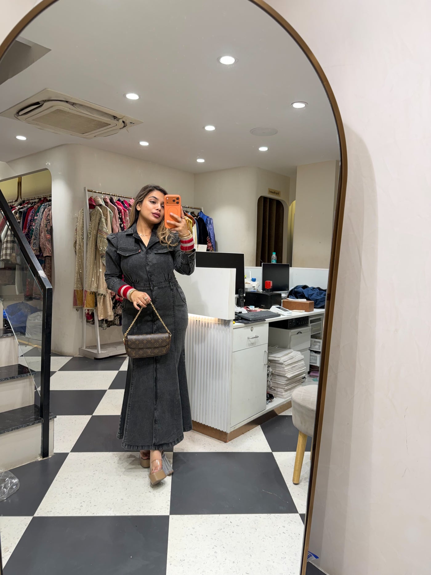 “River” - Denim dress