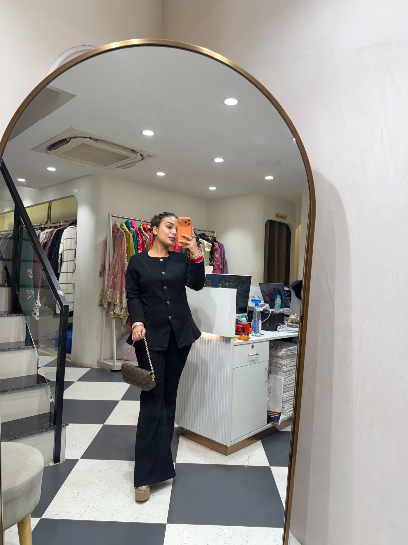 “Perrie” - Denim Two Piece set