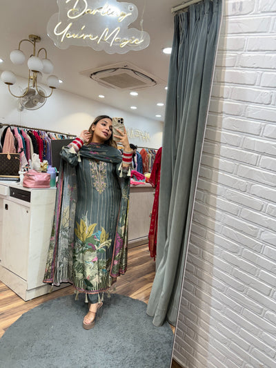 “Batul” - Crepe Three Piece set