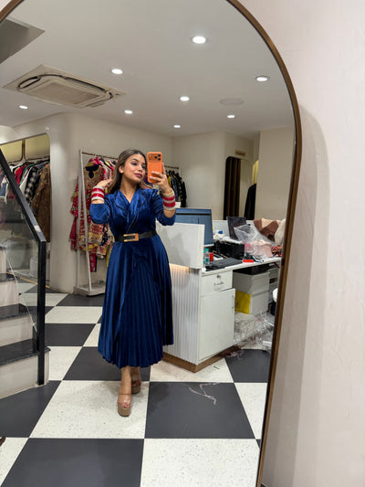 “Somali ” - Velvet Two piece Dress