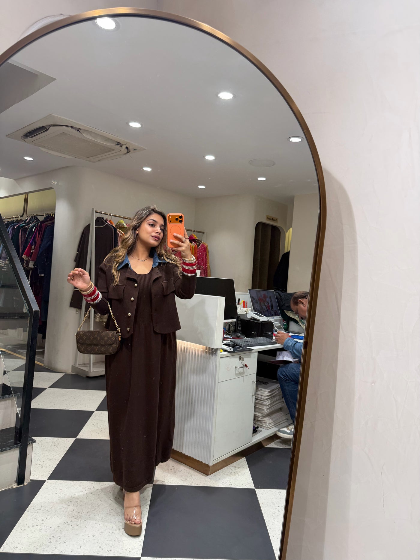 “Joy” - Woollen Two Piece Dress