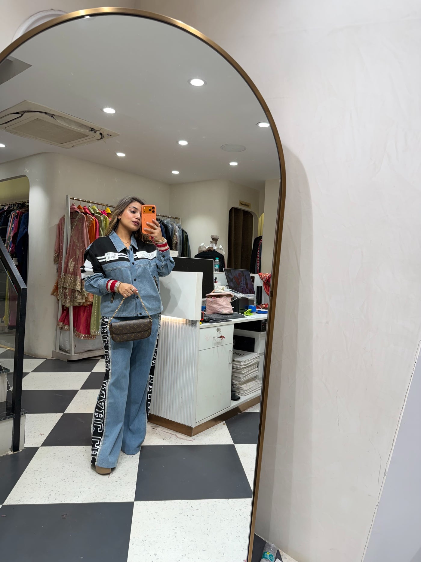 “Rooh” - Denim Two Piece set