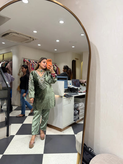 “Meeva” - Two Piece Velvet Set