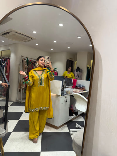 “Biasha” - Crepe Three Piece set
