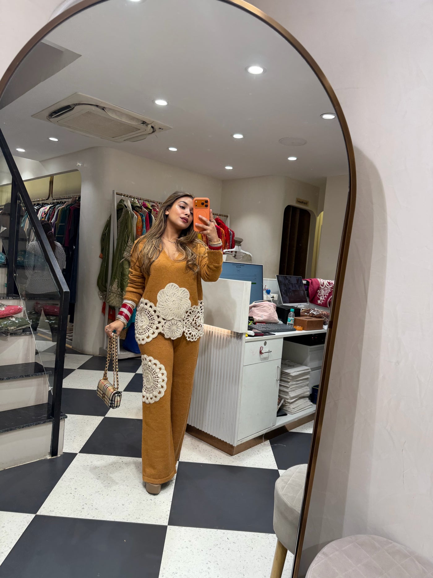 “Hollie” - Woollen Two  Piece set