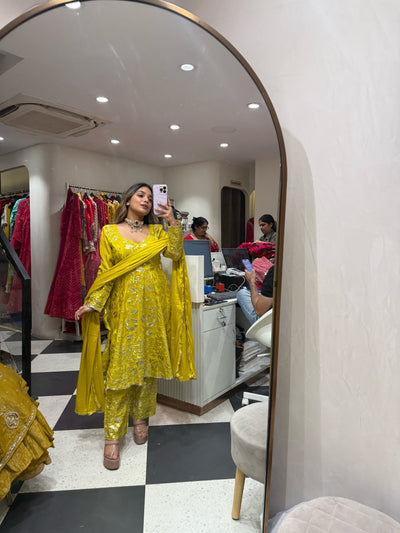 “Desina” - Three Piece Anarkali Set