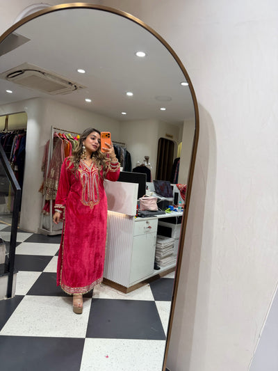 “Jolly” - Velvet Two piece set