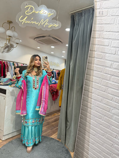 “Zainab”-   Three  Piece set